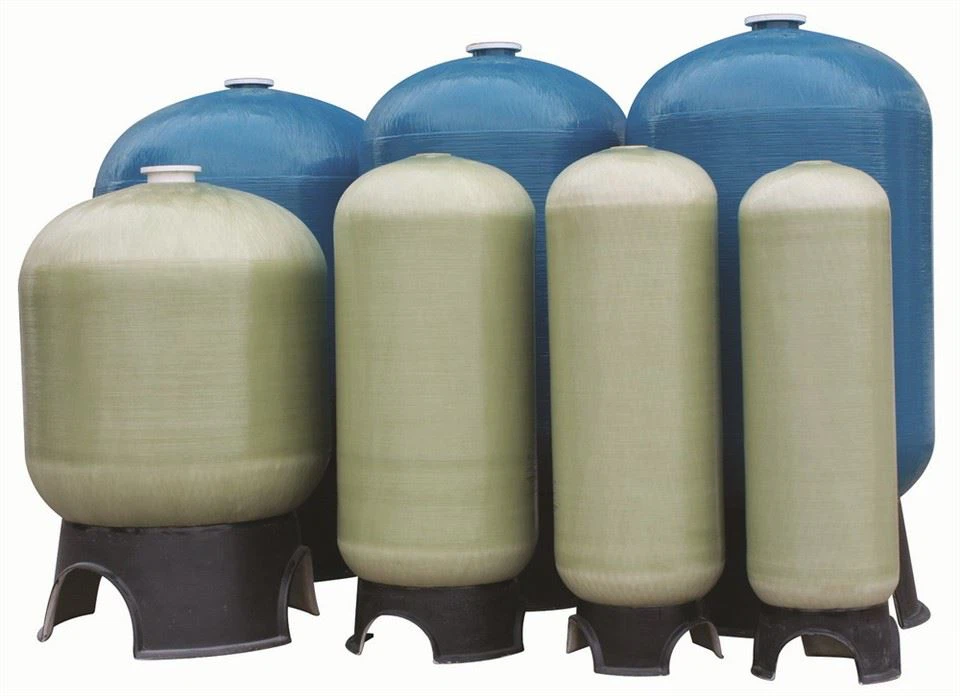 טנקים כלי FRP 4" פתוח העליון & למטה